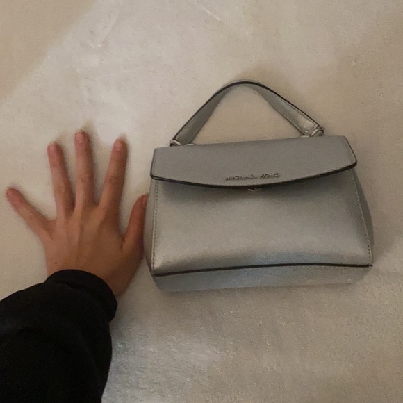 Michael Kors small handheld silver purse - Picture 2 of 2